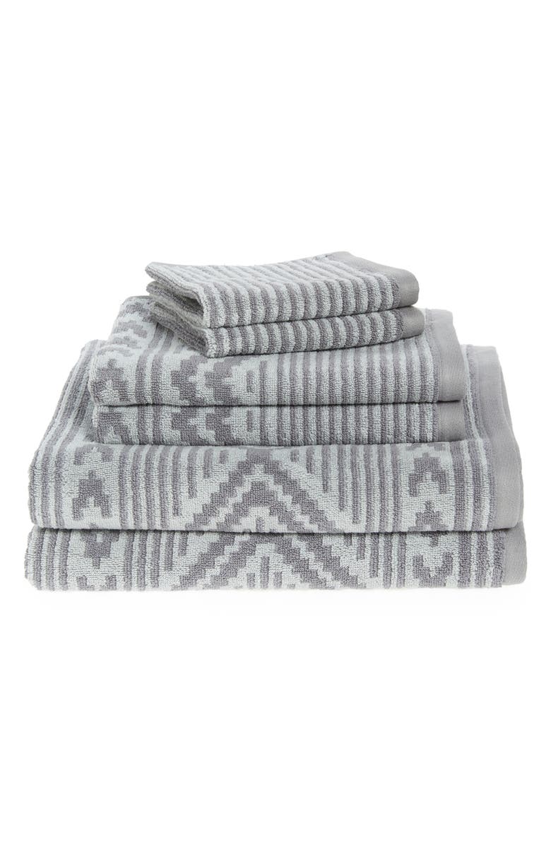Pendleton Ganado Stripe 6-Piece Towel Set, Main, color,