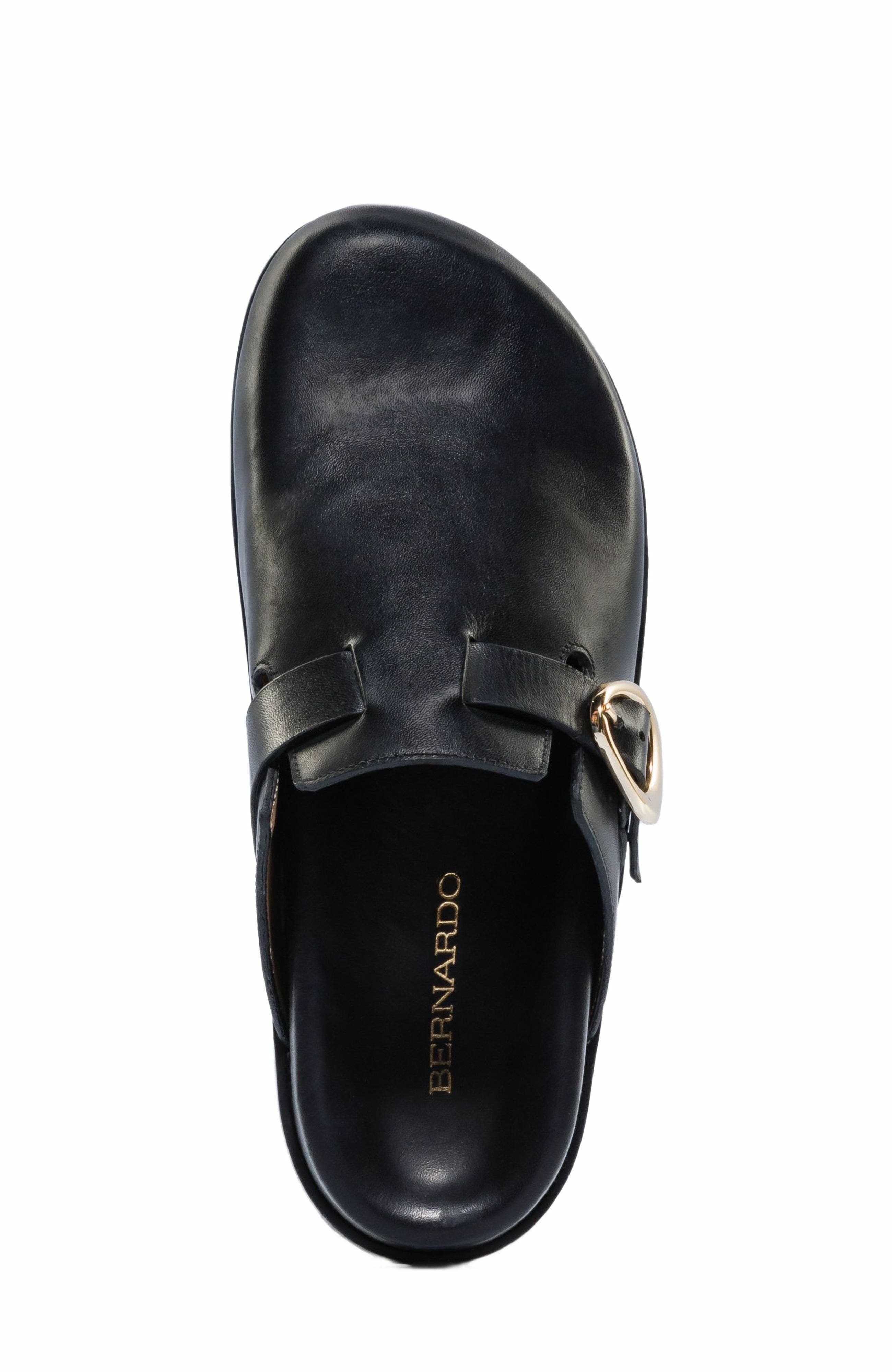 Bernardo Footwear Easton Leather Footbed Clog, Alternate, color, 