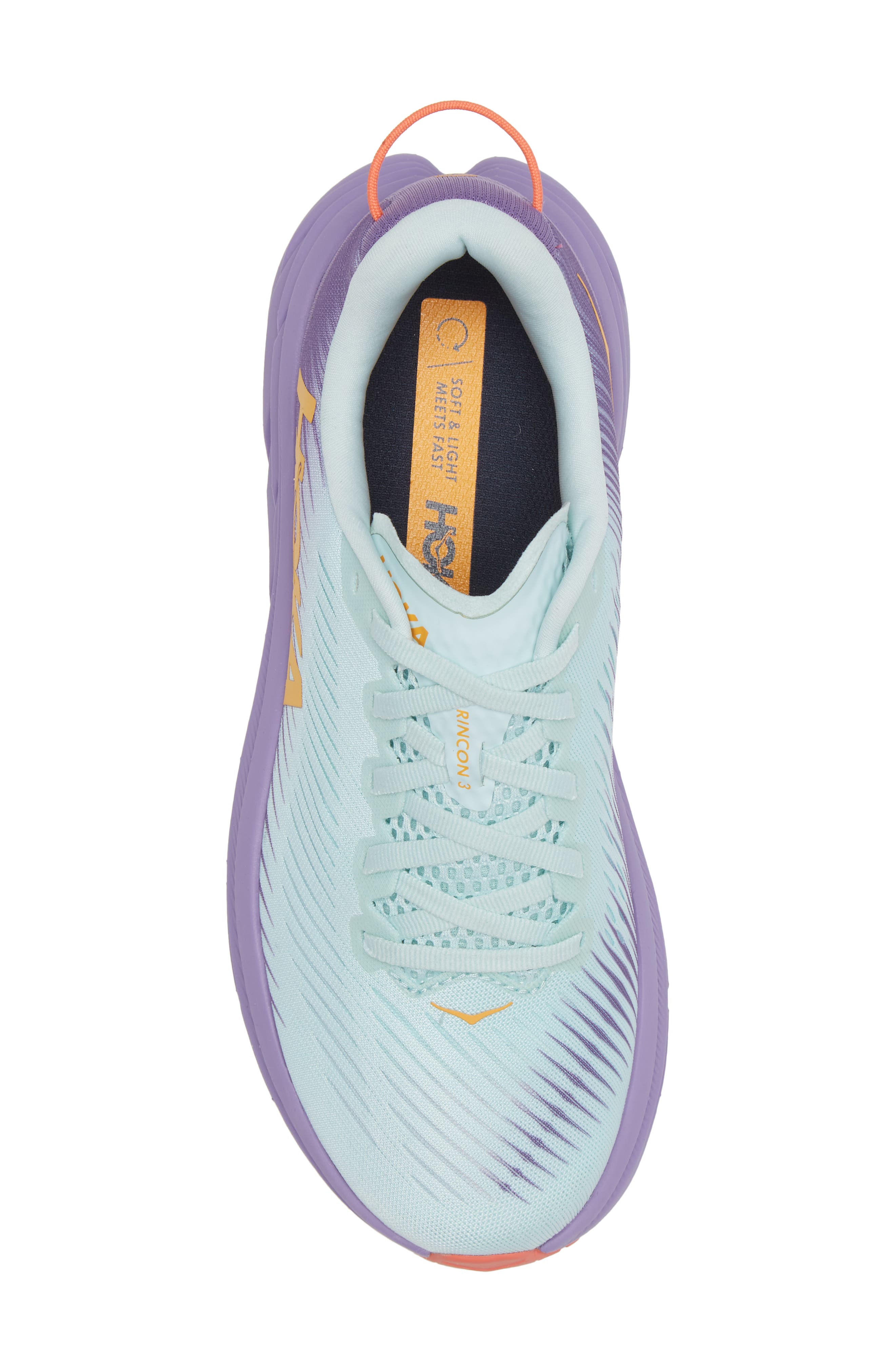 Rincon 3 Running Shoe, Alternate, color, BLUE GLASS / CHALK VIOLET