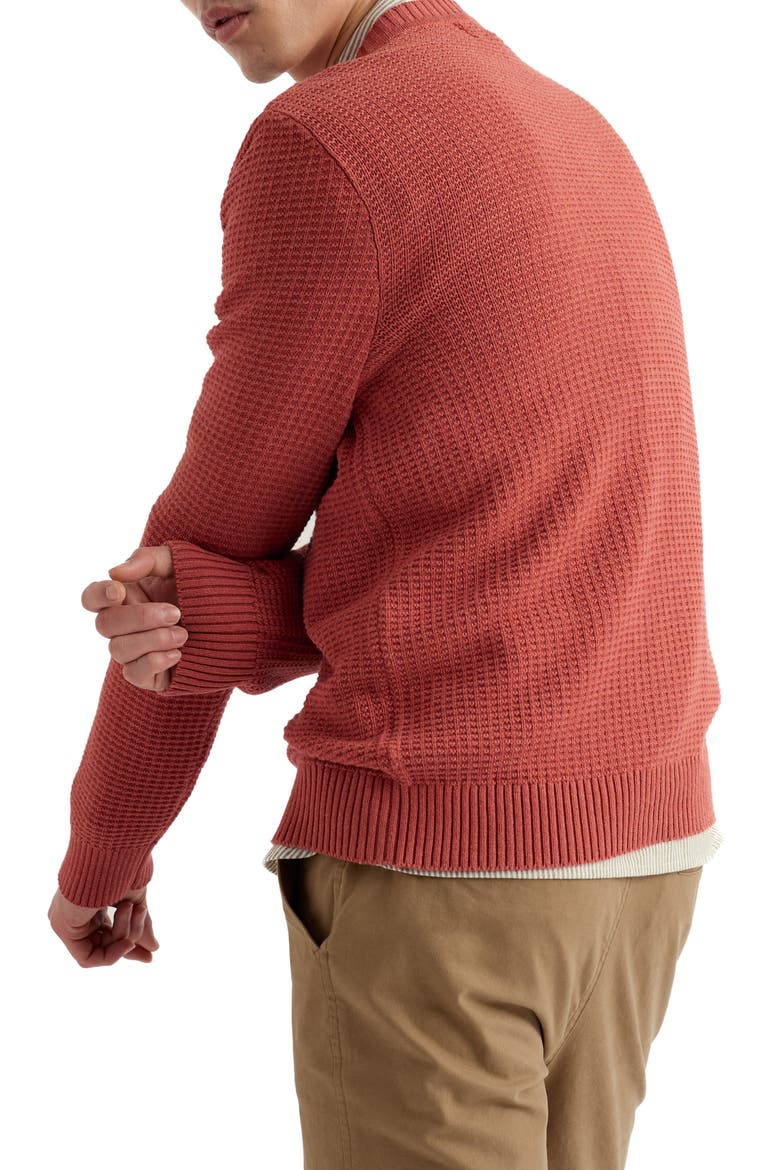 Mizzen Organic Cotton Crewneck Sweater, Alternate, color, DUSTY COPPER