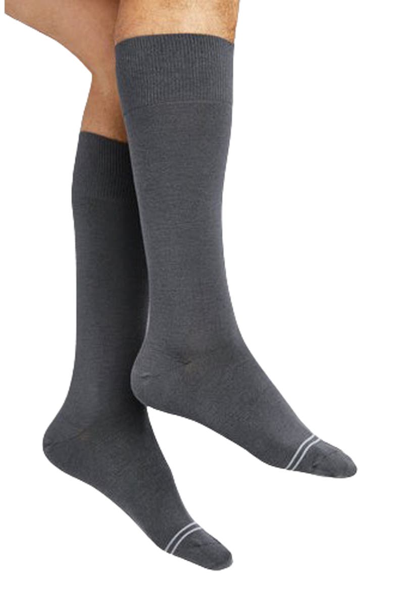 Asher Dress Socks, Alternate, color, CHARCOAL