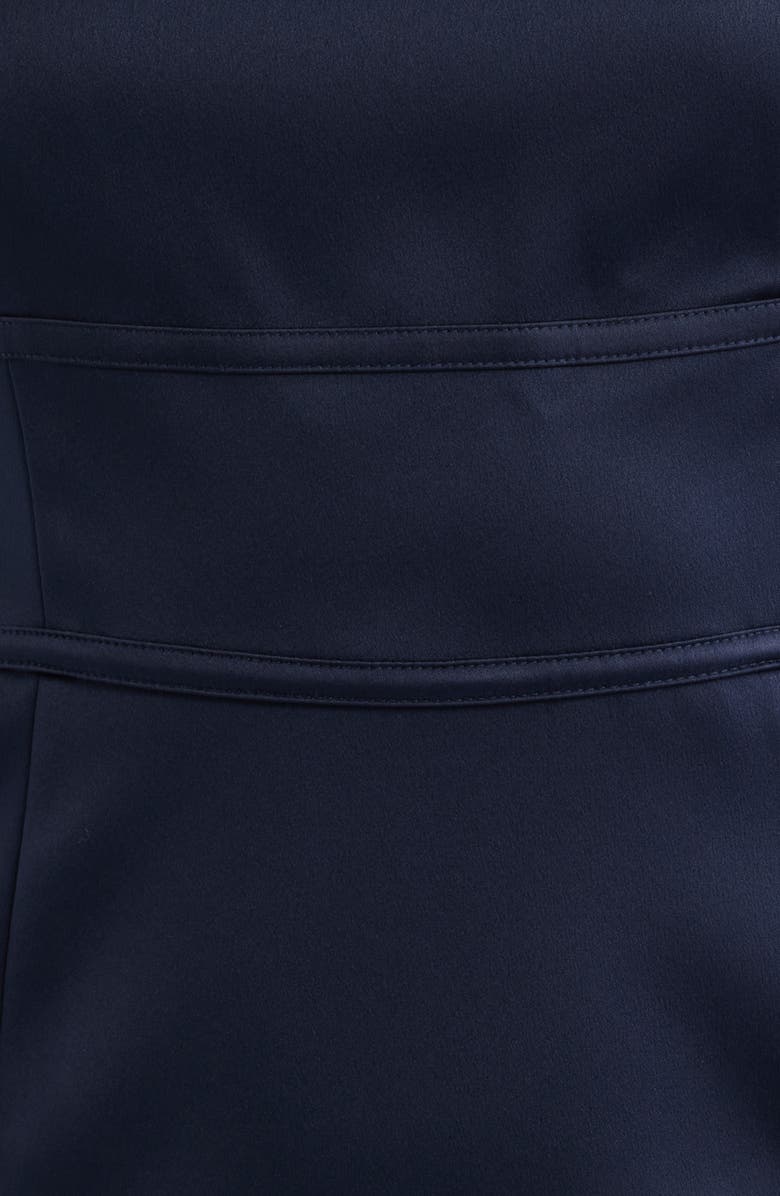 Chelsea28 Square Neck Column Cocktail Dress, Alternate, color, Navy Night