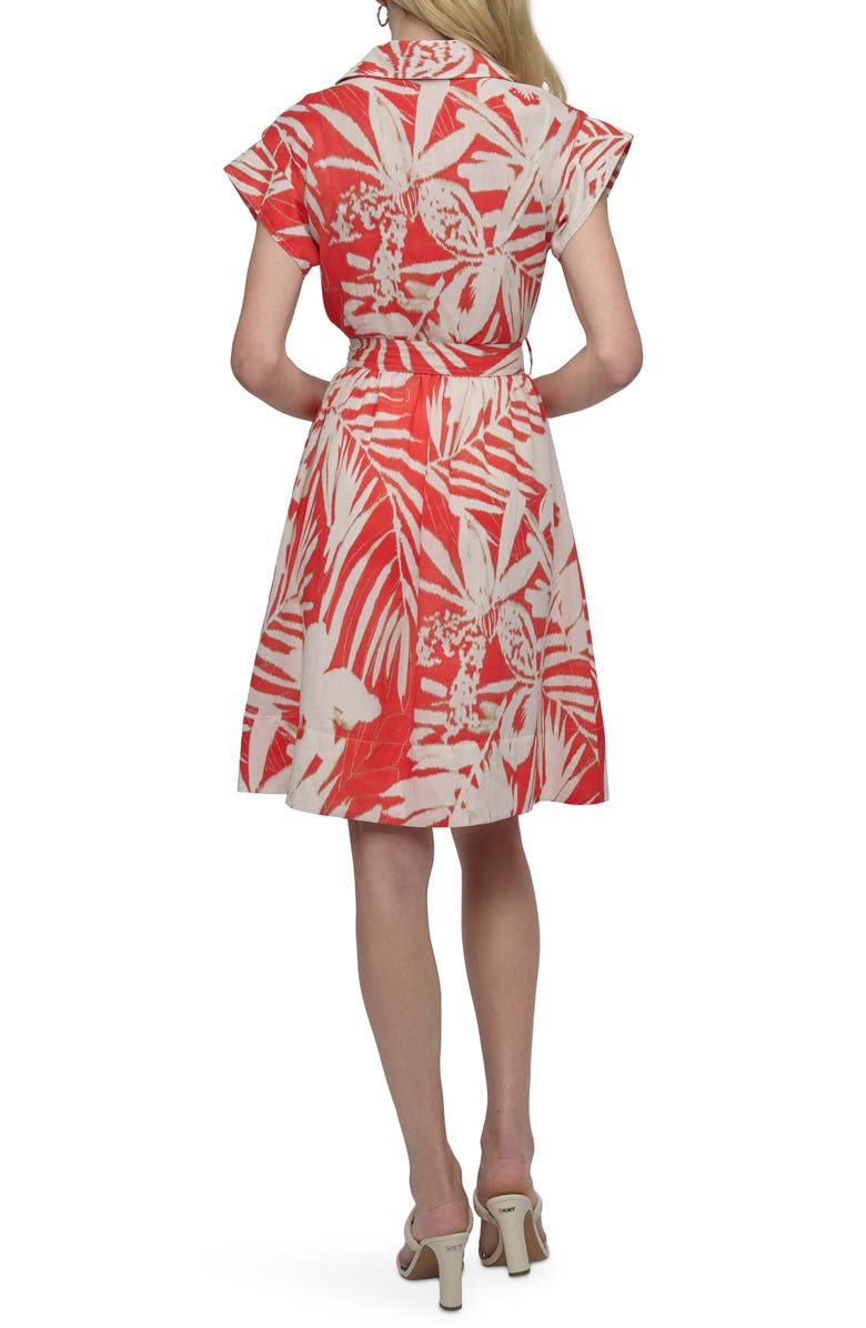 DKNY Floral Shirtdress, Alternate, color, Fiesta Multi