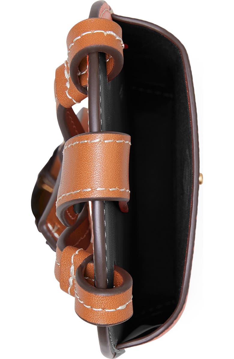 Tory Burch Perry Bombé Leather Phone Crossbody Bag, Alternate, color,
