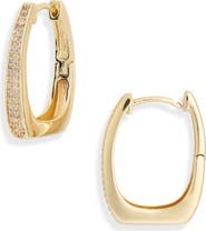 NORDSTROM RACK Demi Fine Cubic Zirconia Hoop Earrings