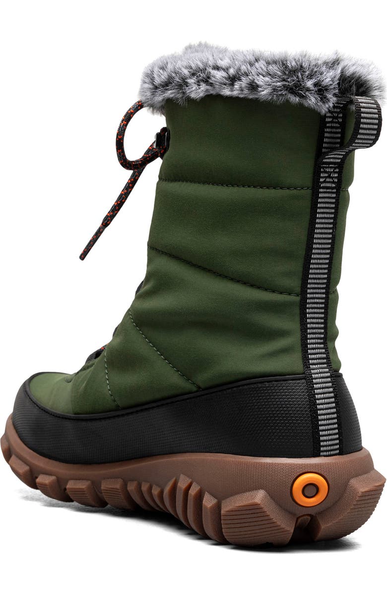 Bogs Cedar Quilted Waterproof Boot, Alternate, color, Cargo