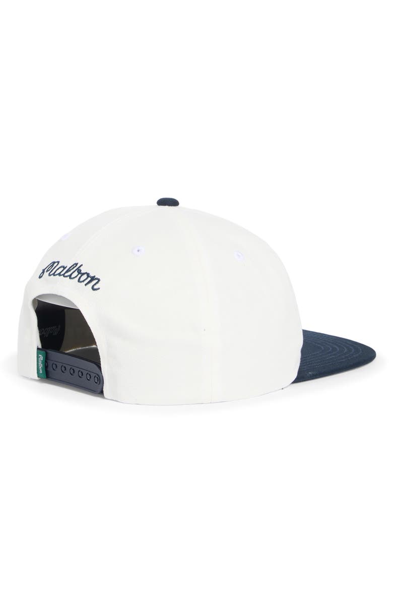 Malbon Golf Palmera Patch Snapback Baseball Cap, Alternate, color, White
