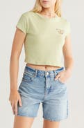 Billabong The Original Vibes Cotton Crop Graphic T-Shirt