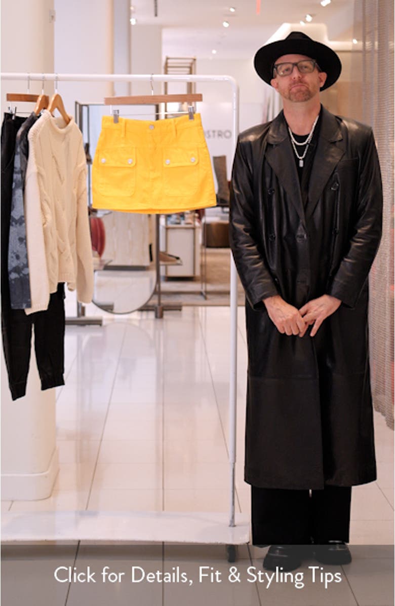 The Short Term Memory Denim Miniskirt, sales video thumbnail