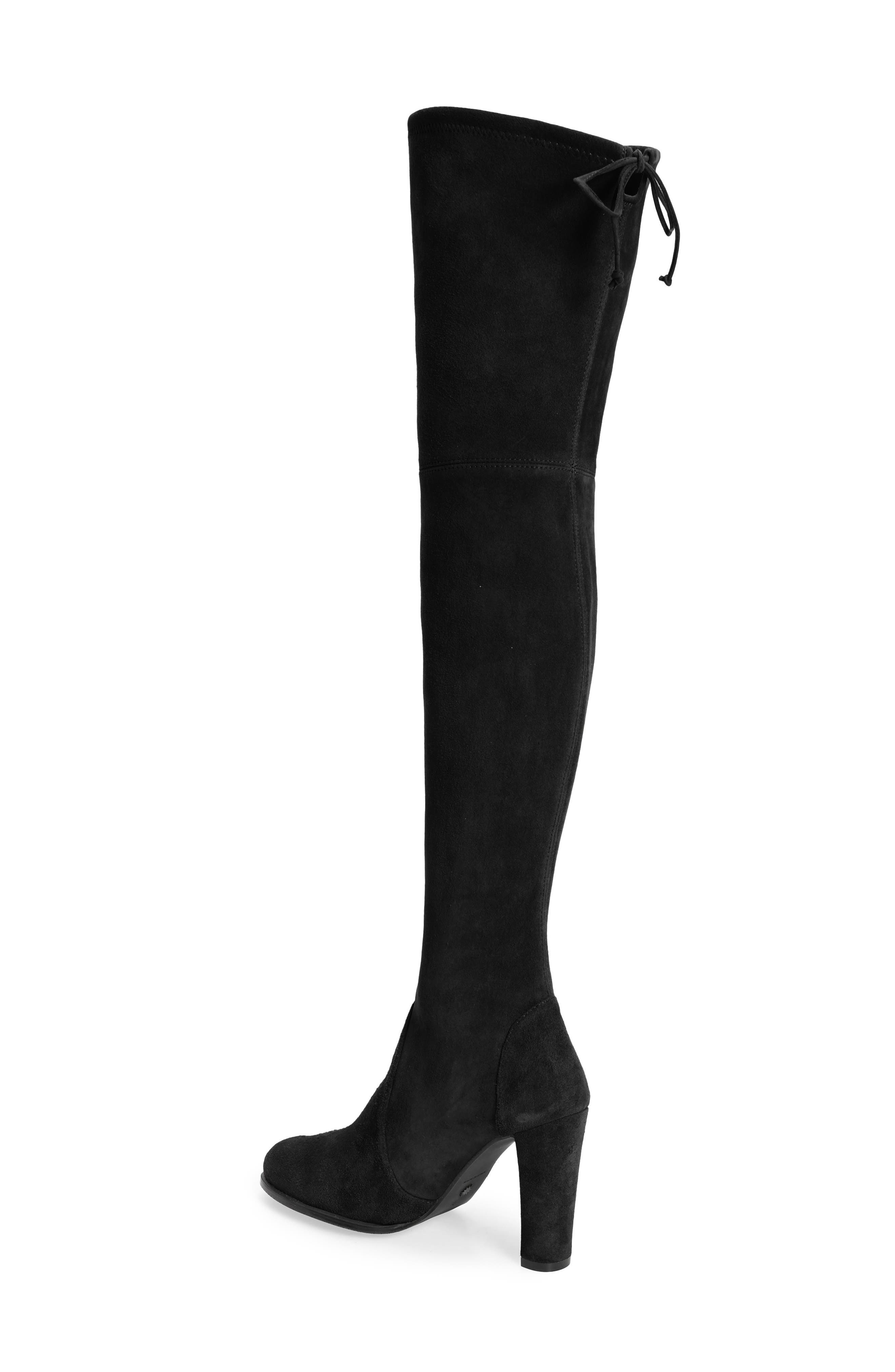 Highland Over The Knee Boot, Alternate, color, BLACK