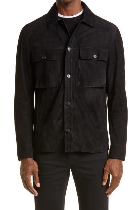 Suede Overshirt