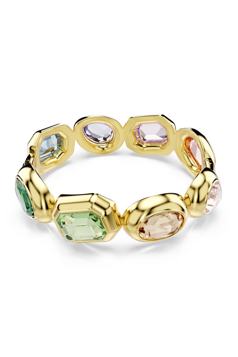 Gema Crystal Bangle Bracelet, Main, color, GOLD MULTI