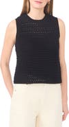 1.STATE Open Stitch Cotton Blend Sweater Tank