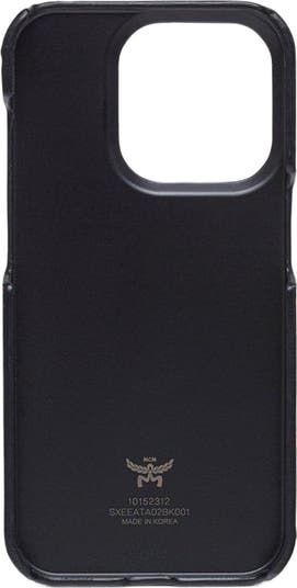 iPhoneアクセサリー MCM iPhone15ProMax Case+AirPodsPro Charm MCM iPhone 15 Pro Case w/ AirPods Pro Charm in Maxi Visetos