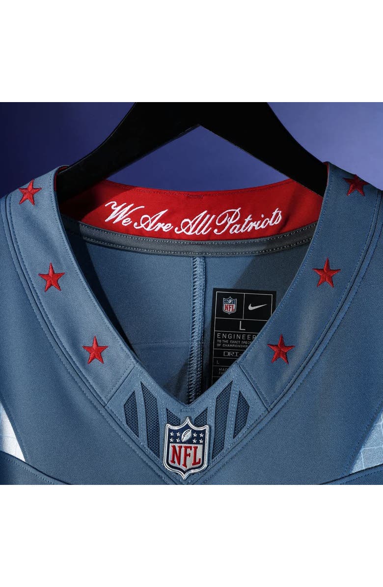 Nike Men's Nike Drake Maye Storm Blue New England Patriots 2025 Rivalries Collection Limited Jersey, Alternate, color, 