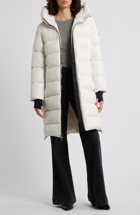 Water Resistant Hooded Puffer Coat