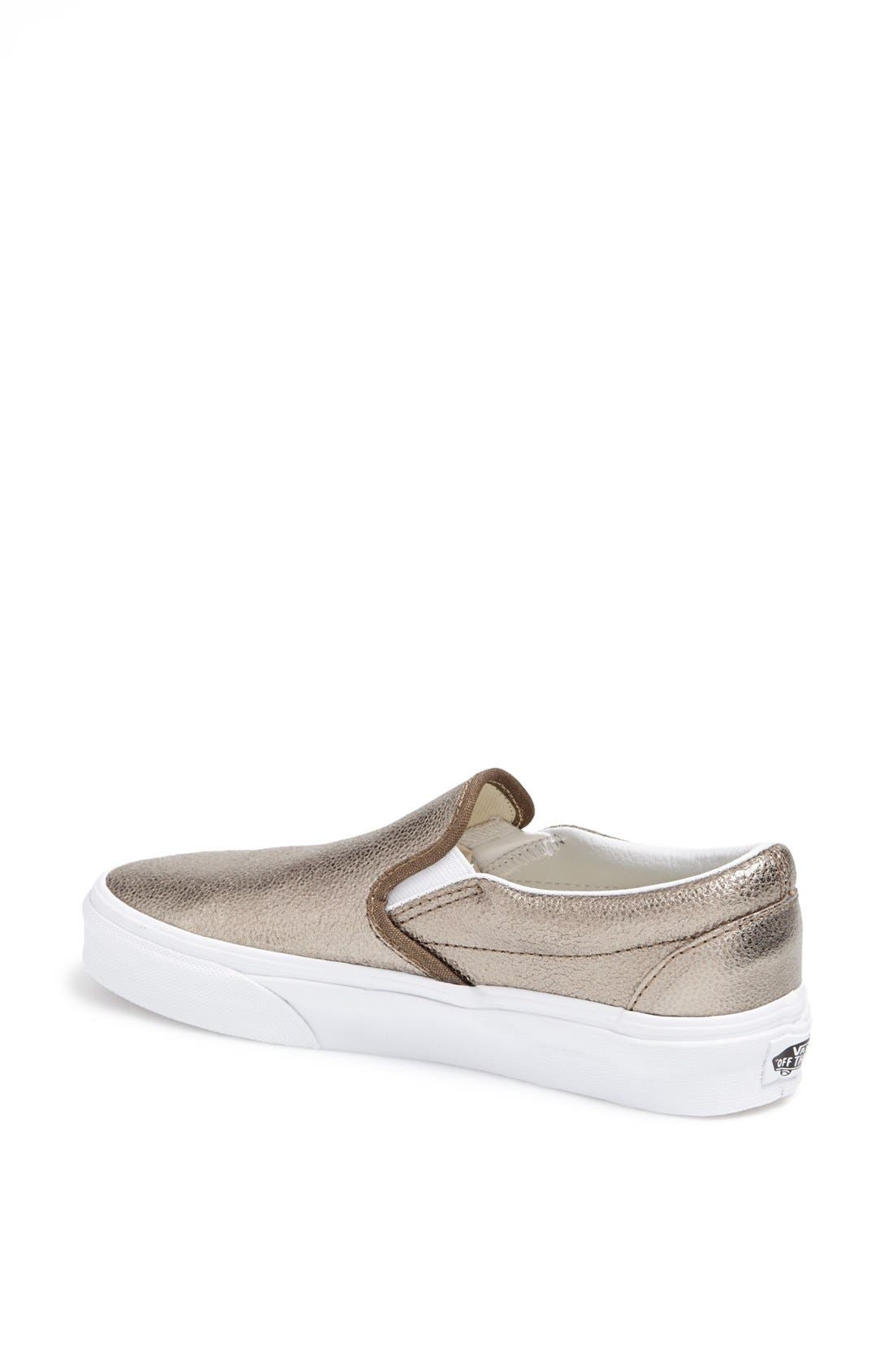 Vans Metallic Slip-On Sneaker, Alternate, color, 