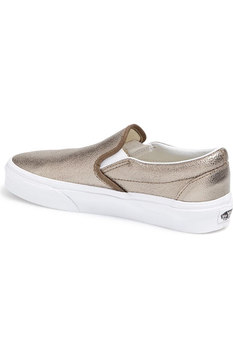 Vans Metallic Slip-On Sneaker, Alternate, color,