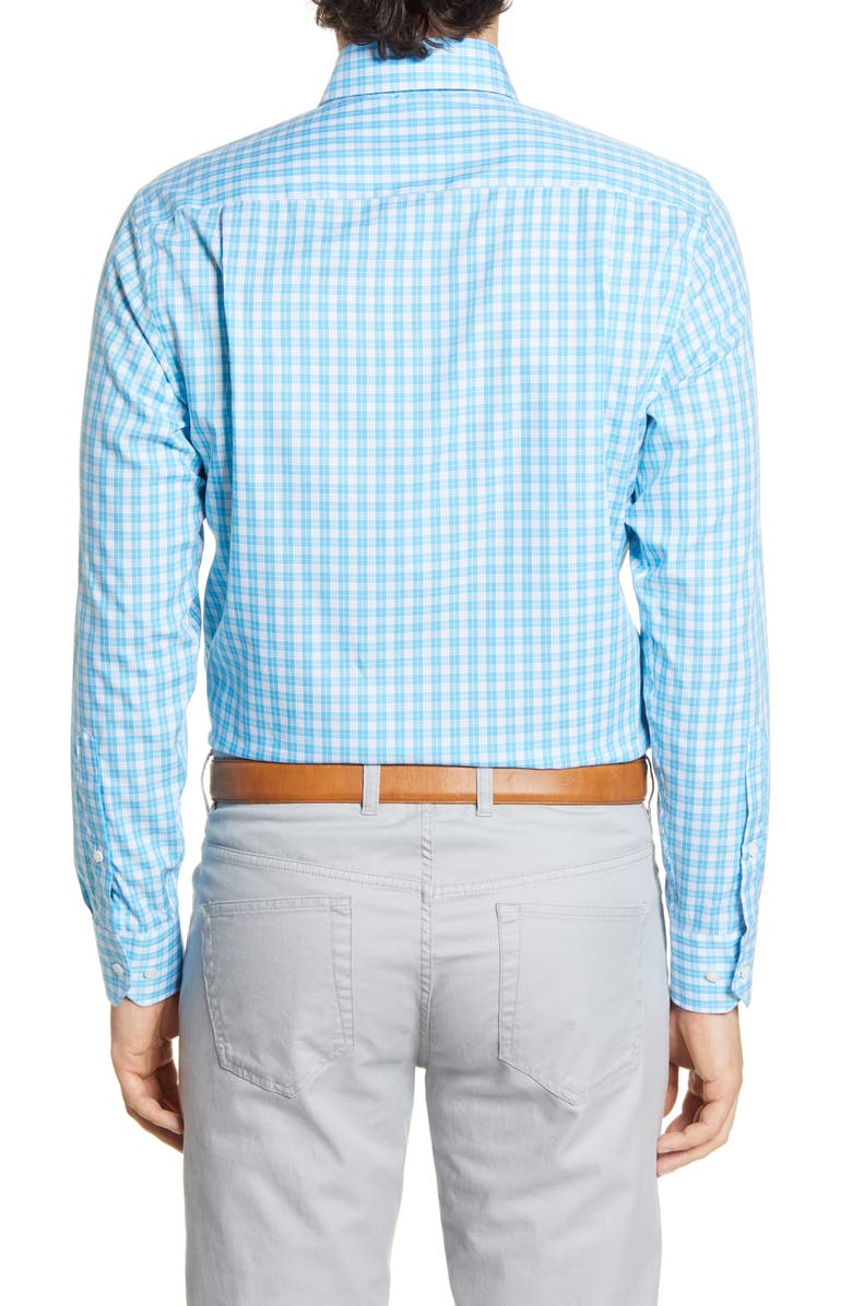 Peter Millar Tides Regular Fit Tattersall Check Button-Down Shirt, Alternate, color, 