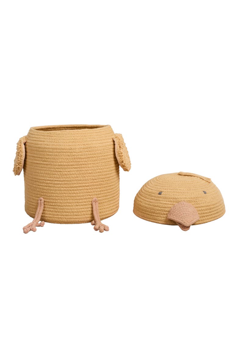Charlie the Chicken Basket, Alternate, color, GOLDEN