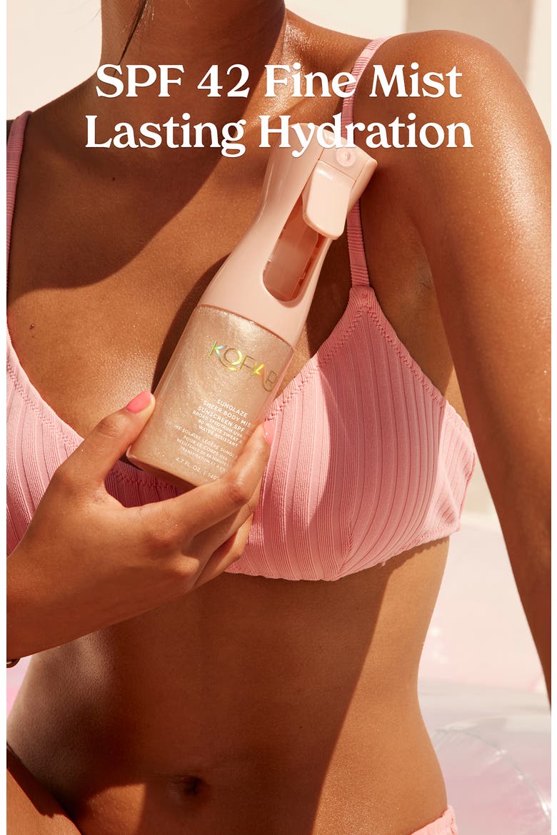 Sunglaze Sheer Body Mist Sunscreen SPF 42, Alternate, color, NO COLOR