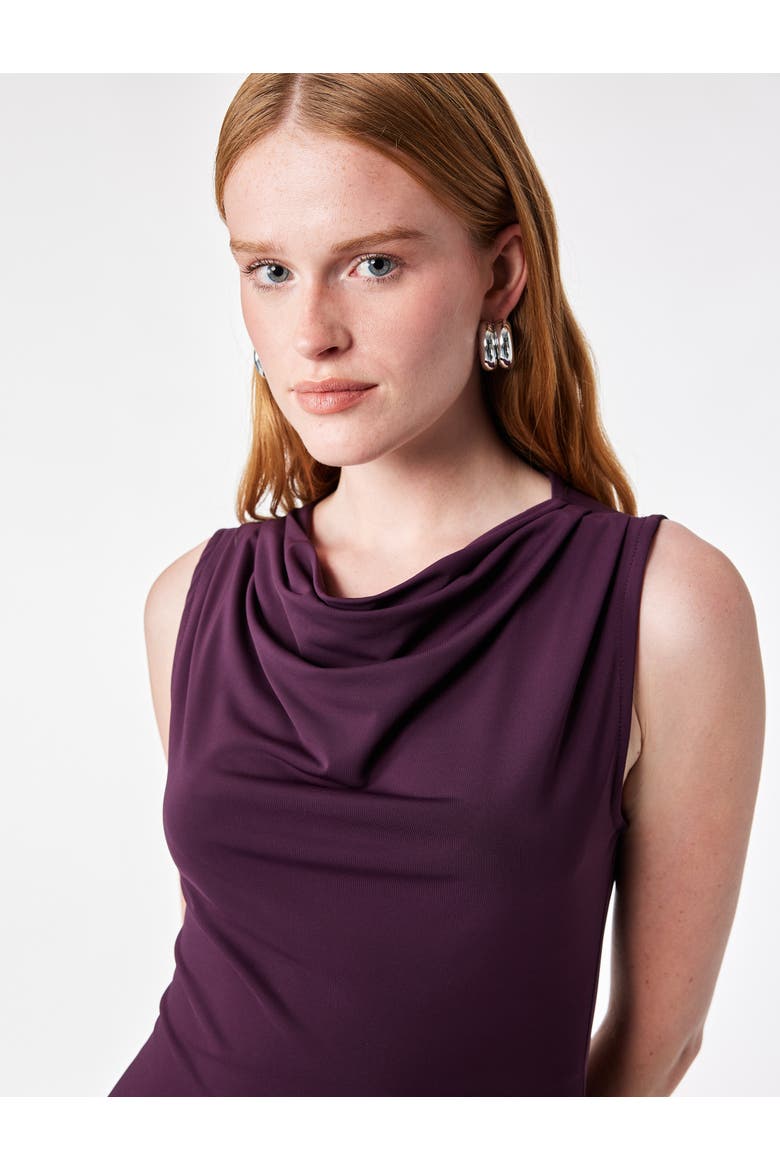 Cowl Neck Tank Top, Alternate, color, Plum