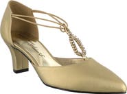 EASY STREET Moonlight Embellished T-Strap Pump - Multiple Widths Available