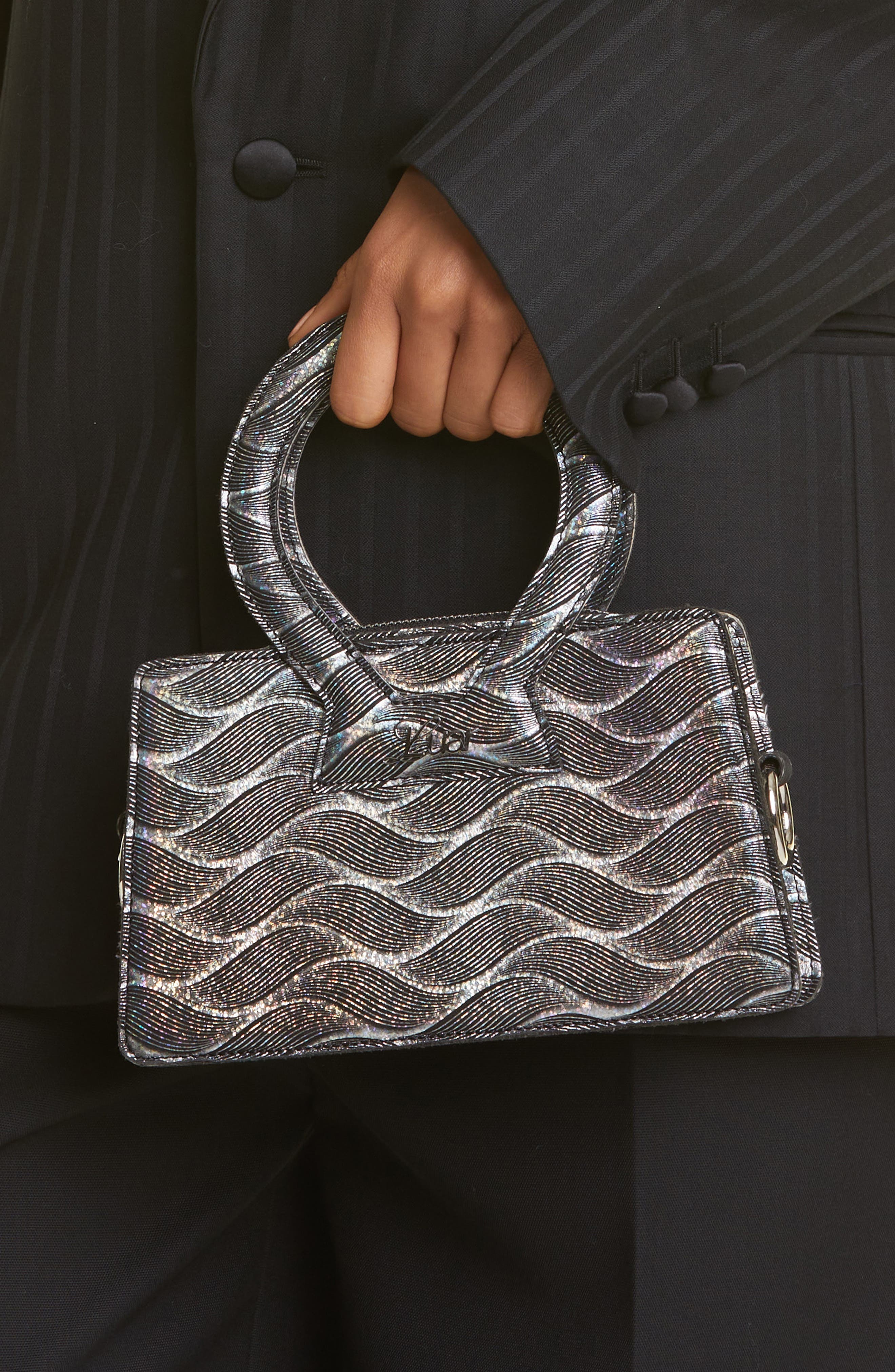 Luar Small Ana Leather Top Handle Bag, Alternate, color, 