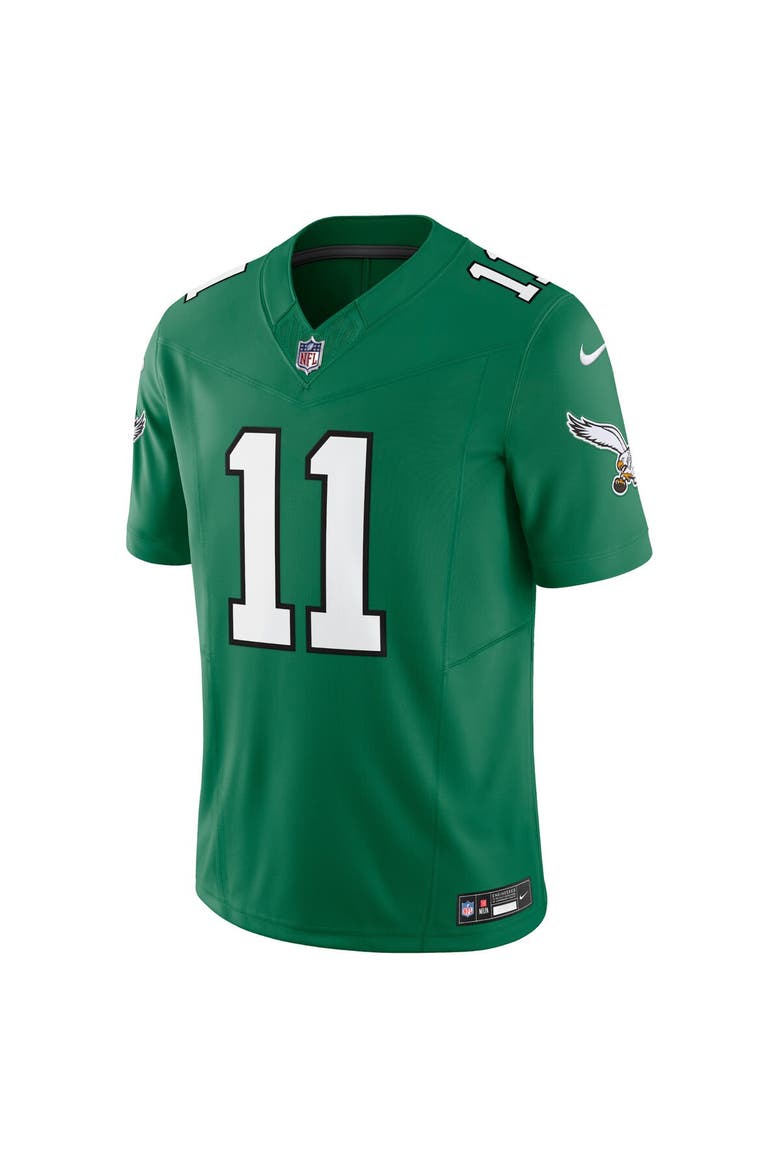 Men's Nike A.J. Brown Kelly Green Philadelphia Eagles Vapor F.U.S.E. Limited Jersey, Alternate, color, Kelly Green