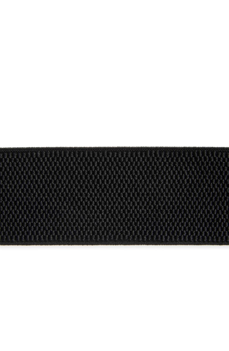 AREA STARS Blythe Buckle Stretch Woven Belt, Alternate, color, Black