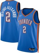Nike Unisex Nike Shai Gilgeous-Alexander Blue Oklahoma City Thunder Swingman Jersey - Icon Edition