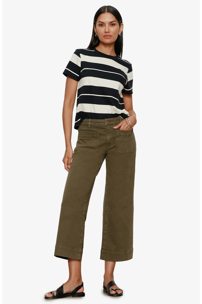 The Marine Crop Denim Pants, Alternate, color, FATIGUE