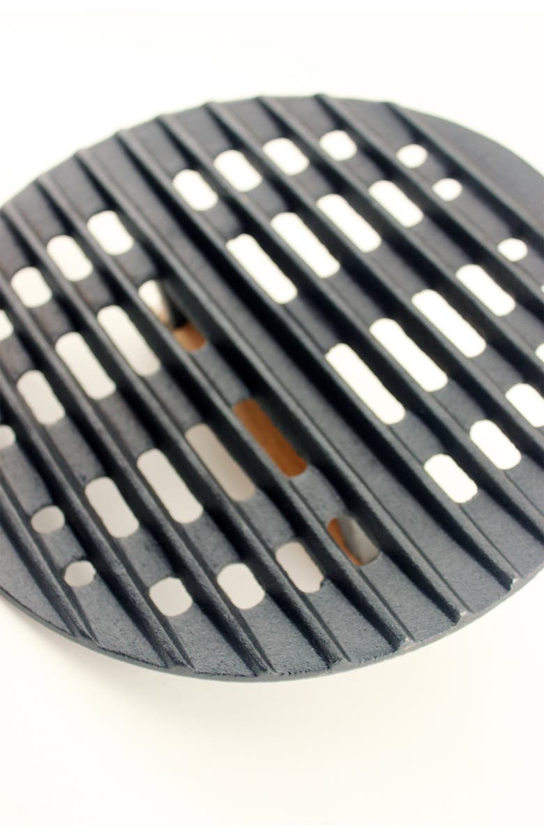 BergHOFF INTERNATIONAL Cast Iron Slotted Steak Press - Black, Alternate, color, Black