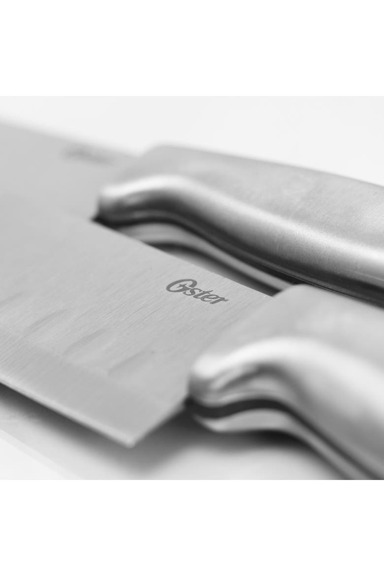 Baldwyn 2 Piece Stainles Steel Santoku Knife Set, Alternate, color, Silver