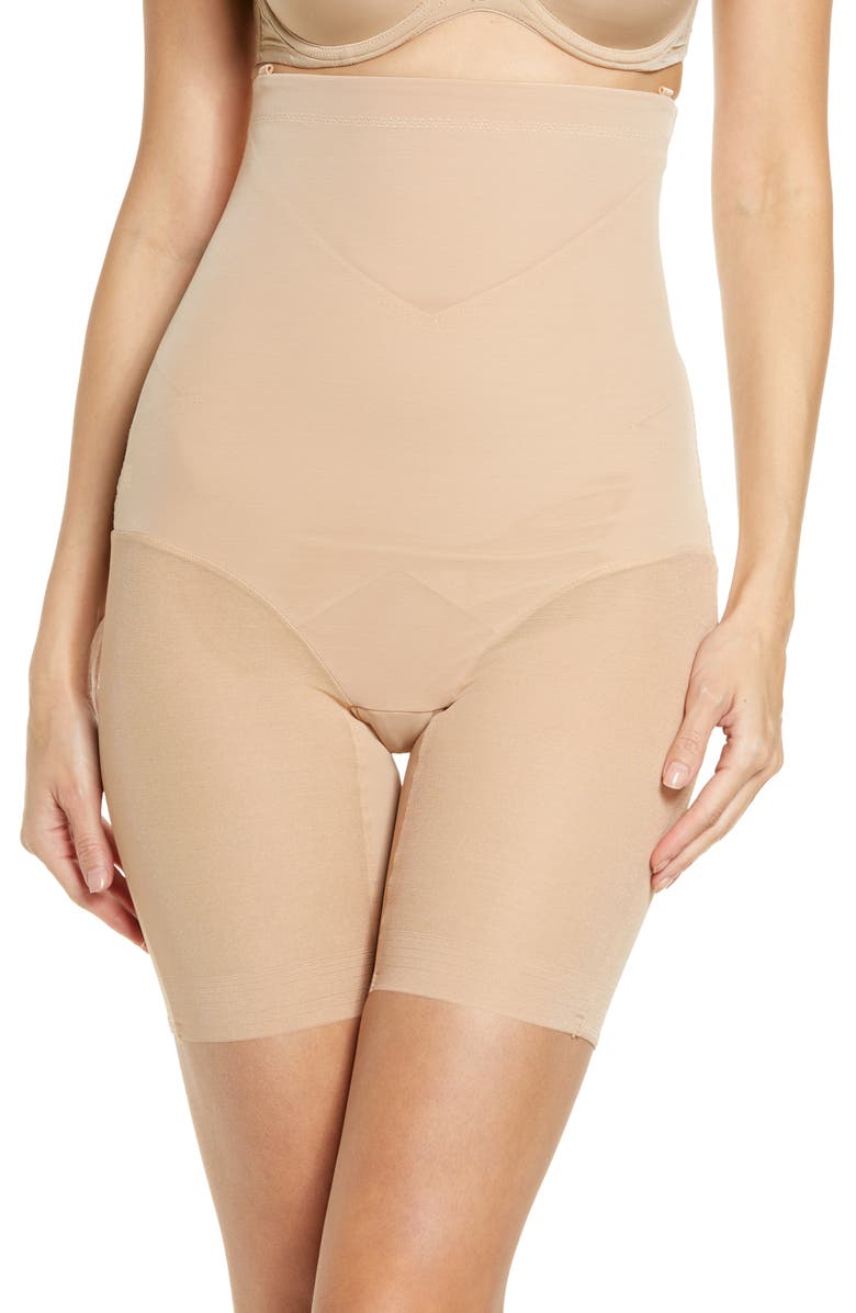 Honeylove SuperPower Shorts, Main, color, Sand