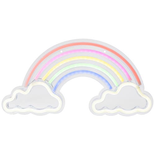 Northlight Led Rainbow And Clouds Neon Lighted Wall Art
