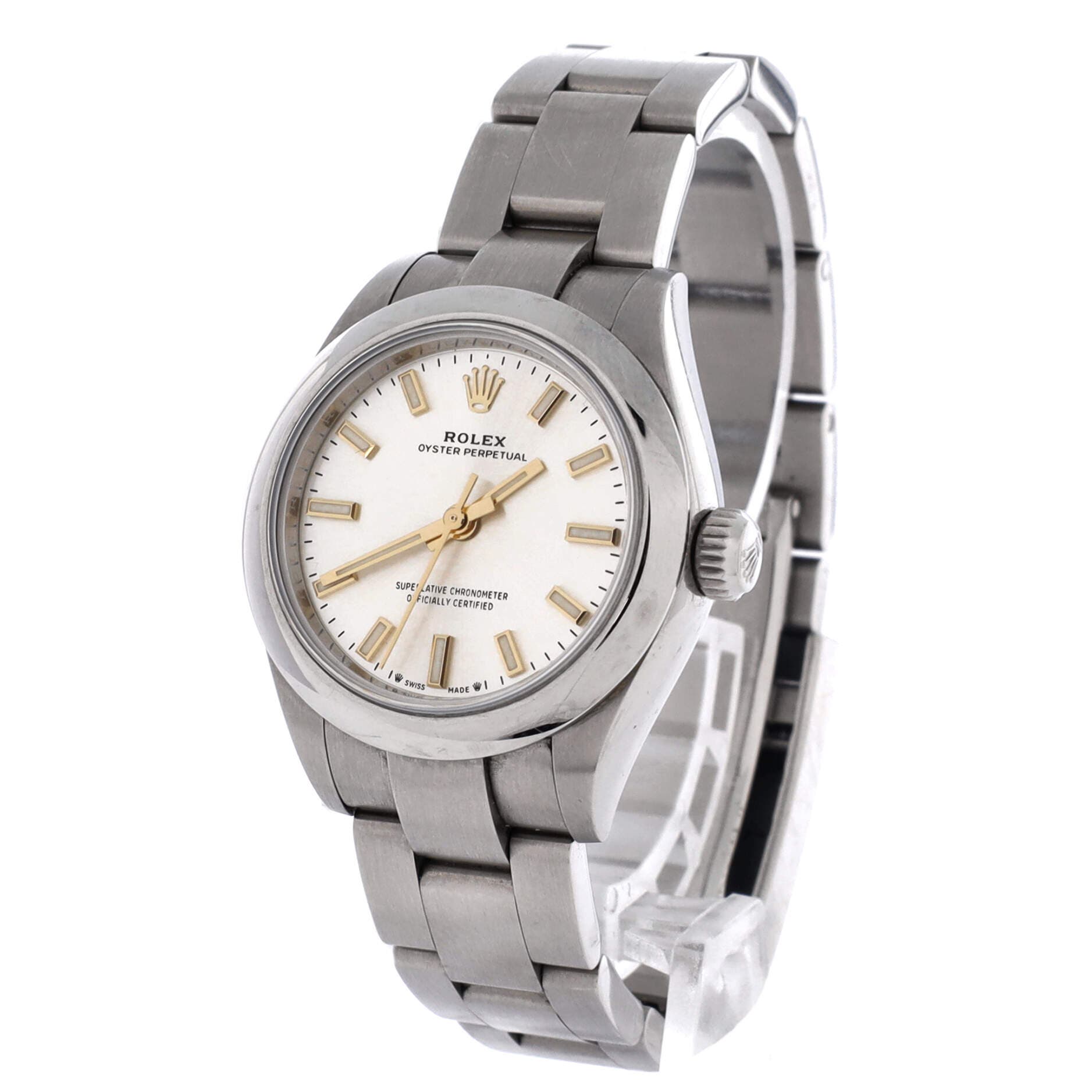 Oyster Perpetual Automatic Watch Stainless Steel 28, Alternate, color, Metallic Silver