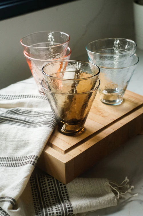 Creative Women Handblown Hammered Dessert Cup