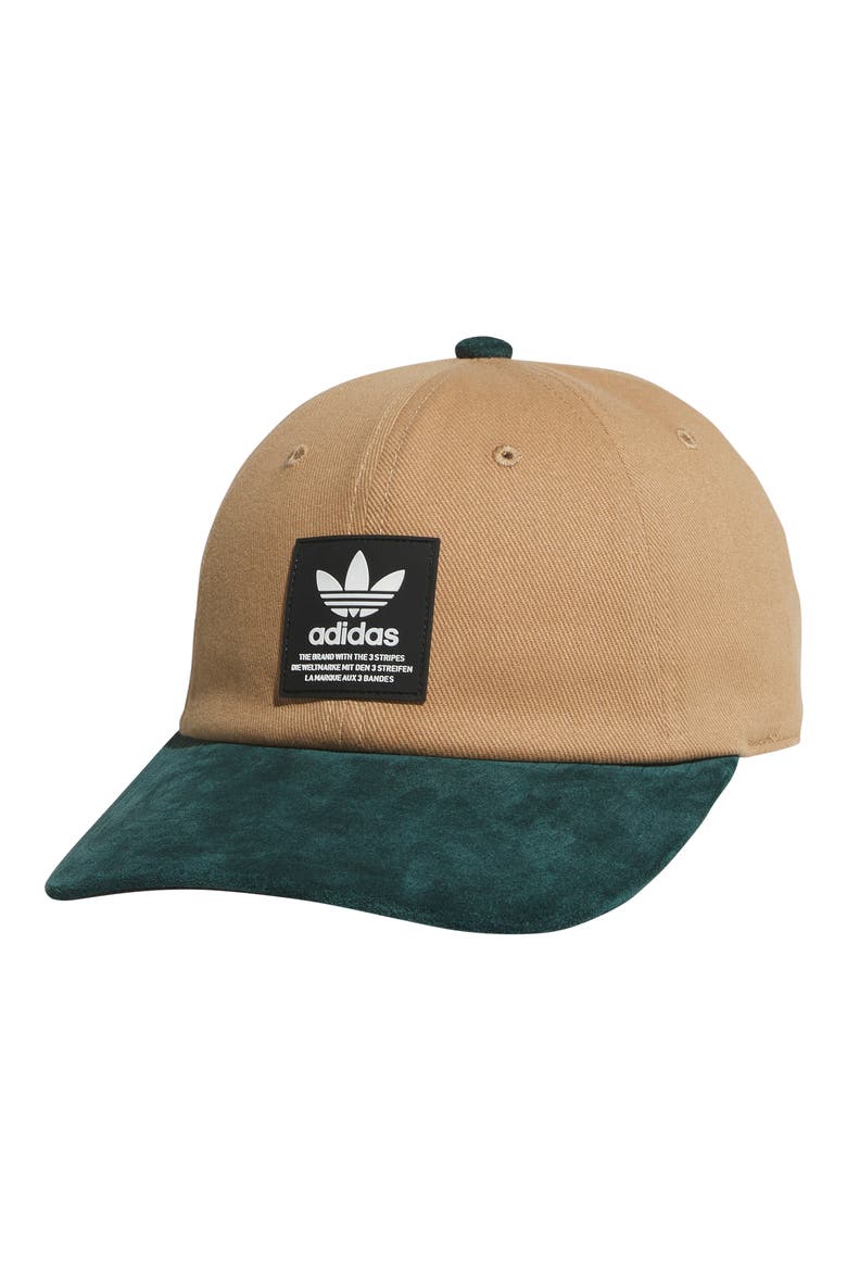 Terrace Adjustable Baseball Cap, Main, color, CARDBOARD BROWN/ AURORA GREEN