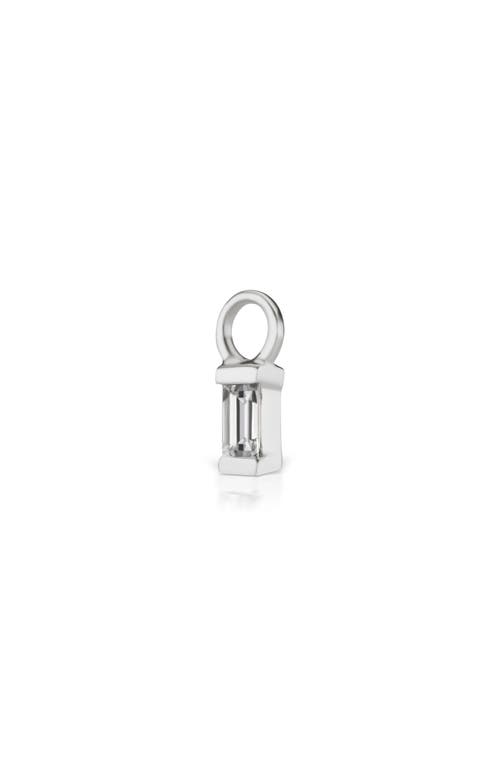 Maria Tash Diamond Baguette Charm