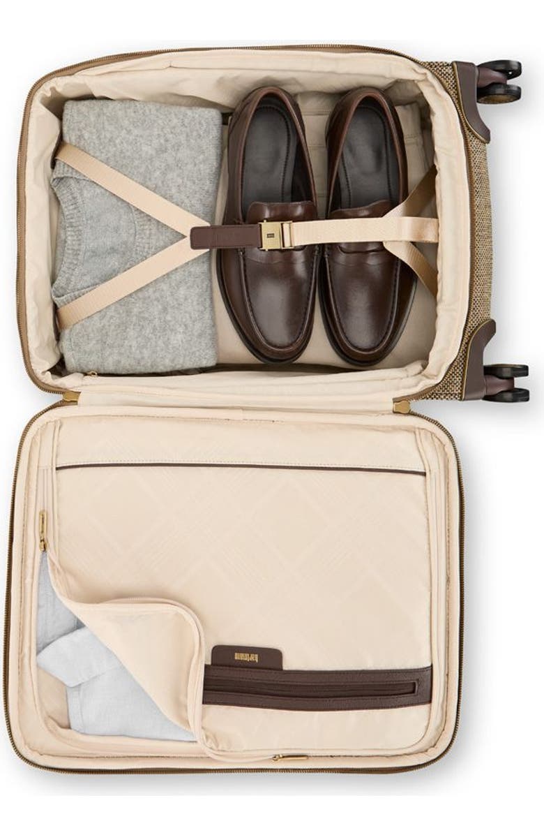 Hartmann Tweed Carry-On Expandable Spinner, Alternate, color, Tweed/Natural Leather