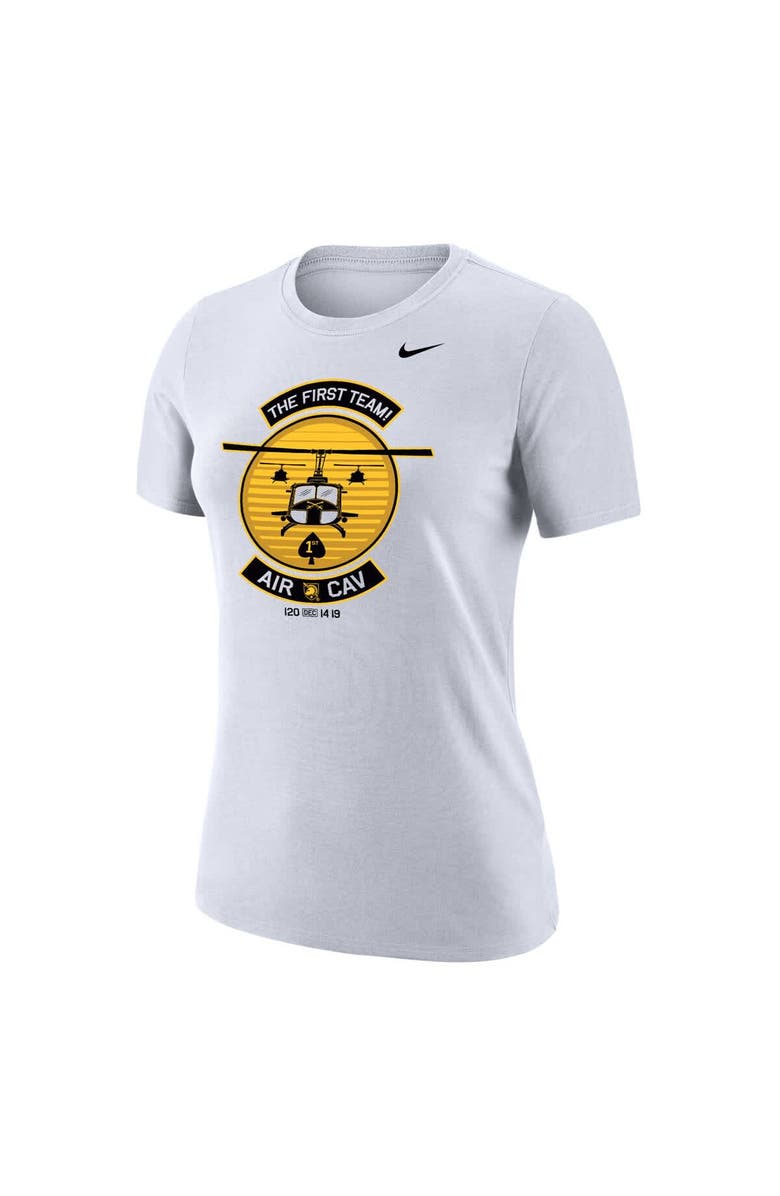 Nike Women's Nike White Army Black Knights 1st Air Cavalry Division Helicopter T-Shirt, Main, color, 