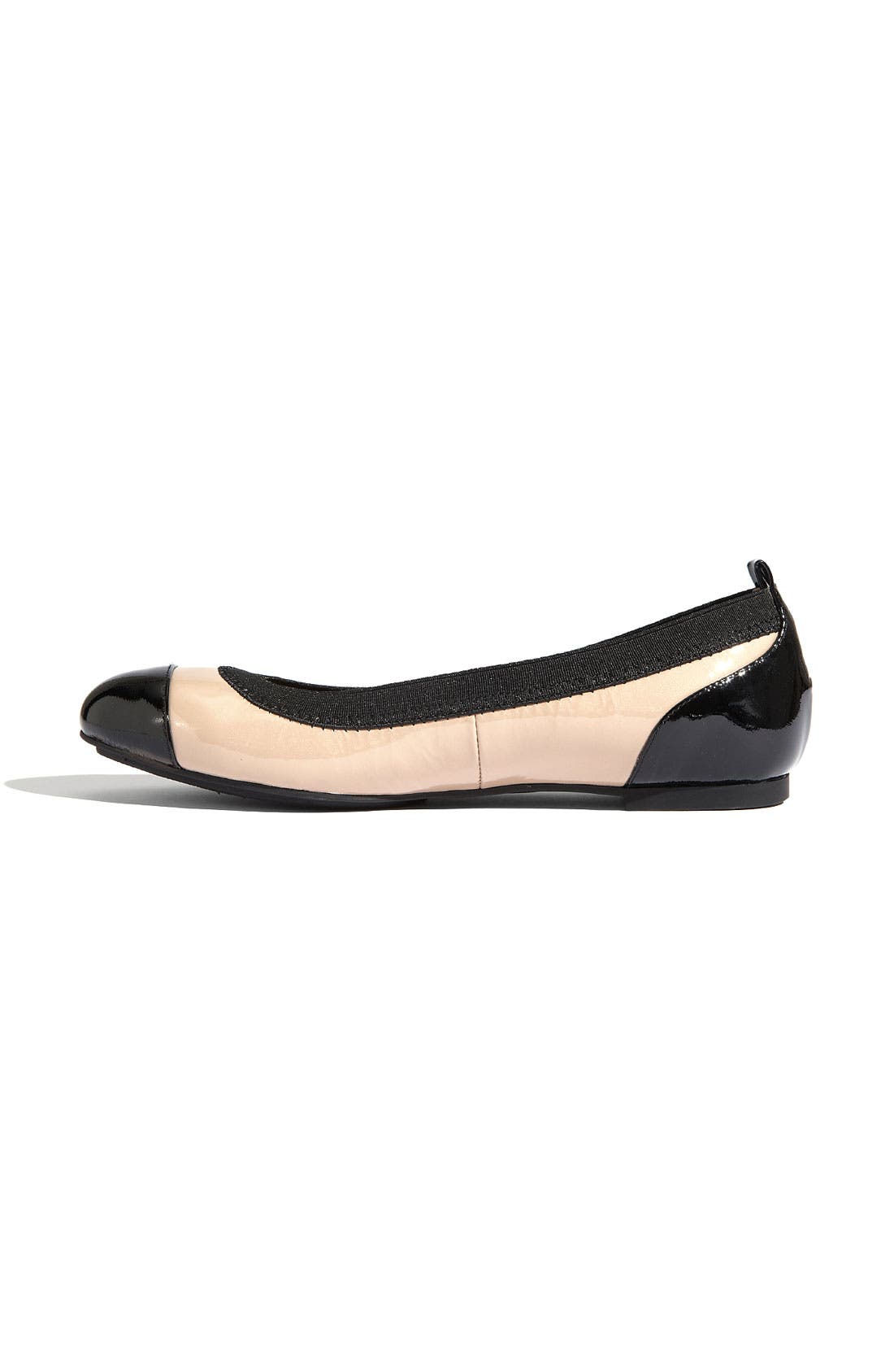 'Kaden' Flat, Alternate, color, DRIFTWOOD/ BLACK PATENT