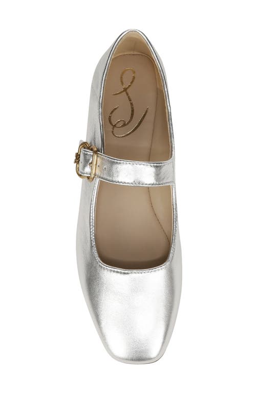 Sam Edelman Michaela Mary Jane In Soft Silver