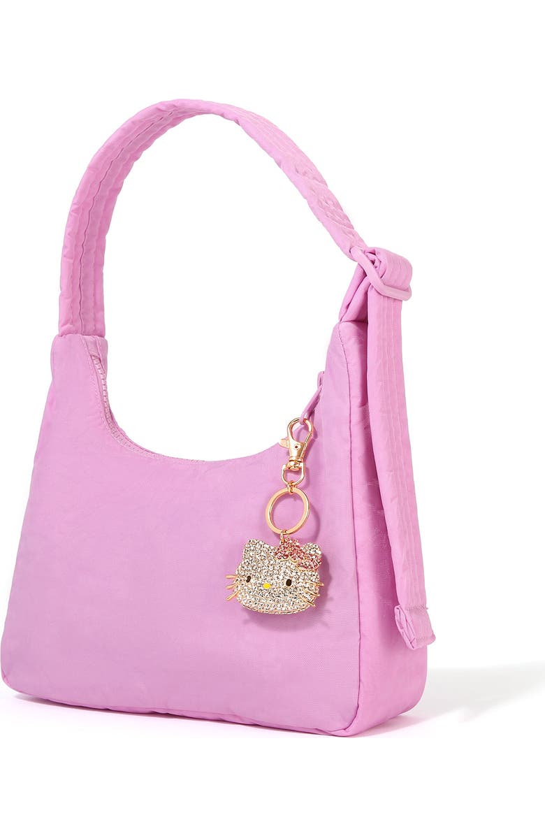 Hello Kitty Pave Hello Kitty Face 3D Bling Keychain, Alternate, color,