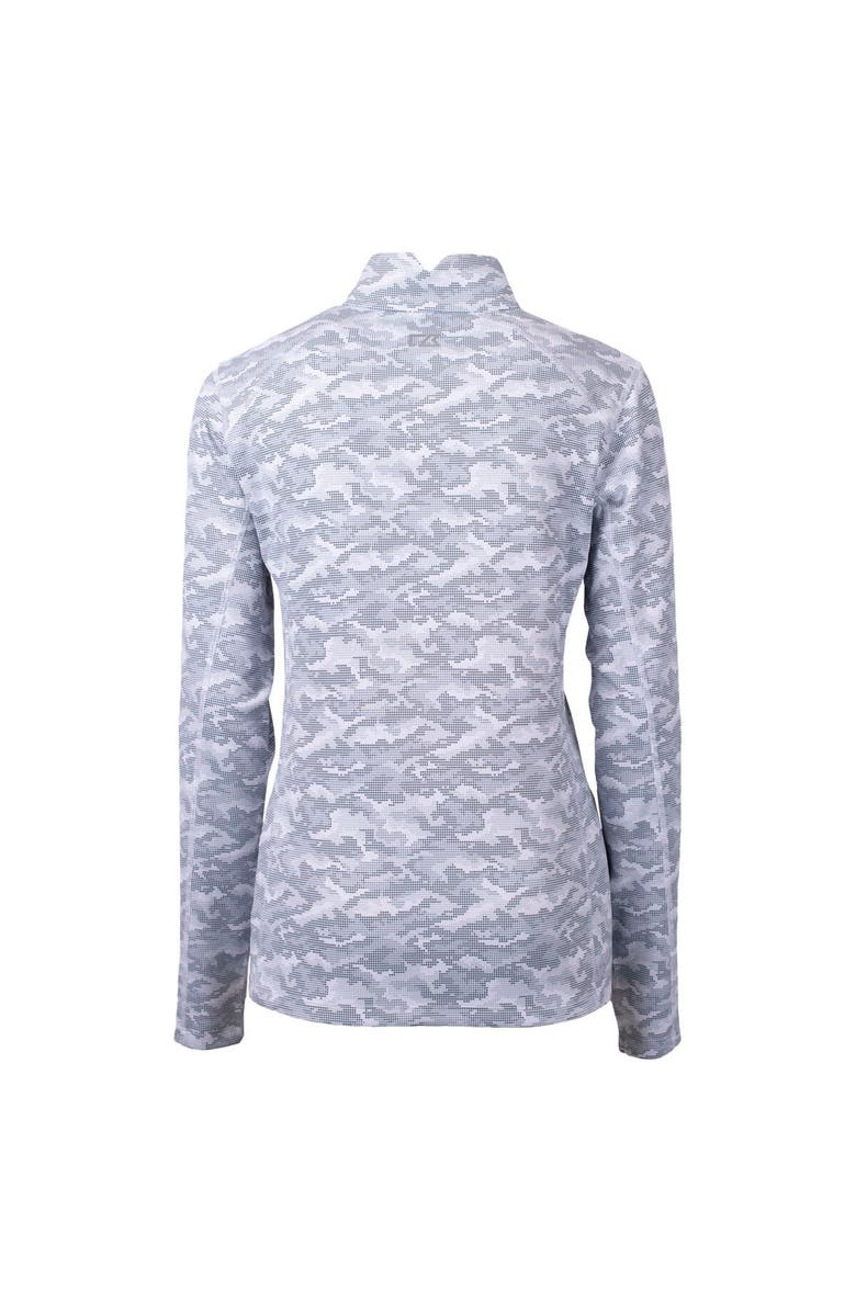 Cutter & Buck Women's Cutter & Buck Charcoal Houston Astros City Connect Traverse Camo Stretch Quarter-Zip Pullover Top, Alternate, color,