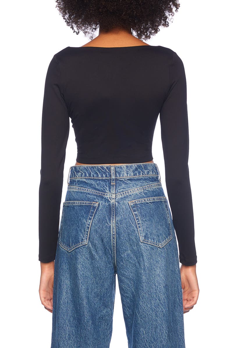 Susana Monaco Low Scoop Crop Top, Alternate, color, 