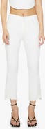 MOTHER Lil' Insider Fray Step Hem Crop Bootcut Jeans