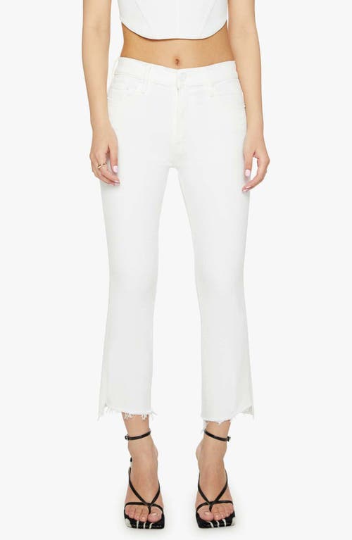 Mother The Weekender Fray Jeans In White In White