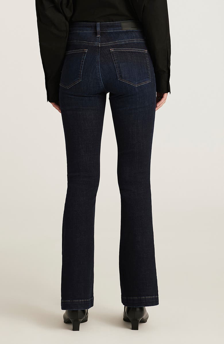 Mavi Jeans Sydney Mid Rise Flare Jeans, Alternate, color, Dark Brushed Feather